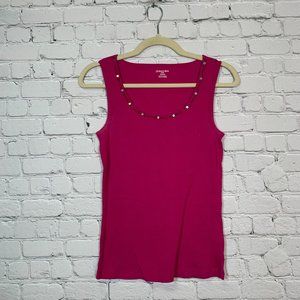 St. John's Bay Fuchsia Tank Small